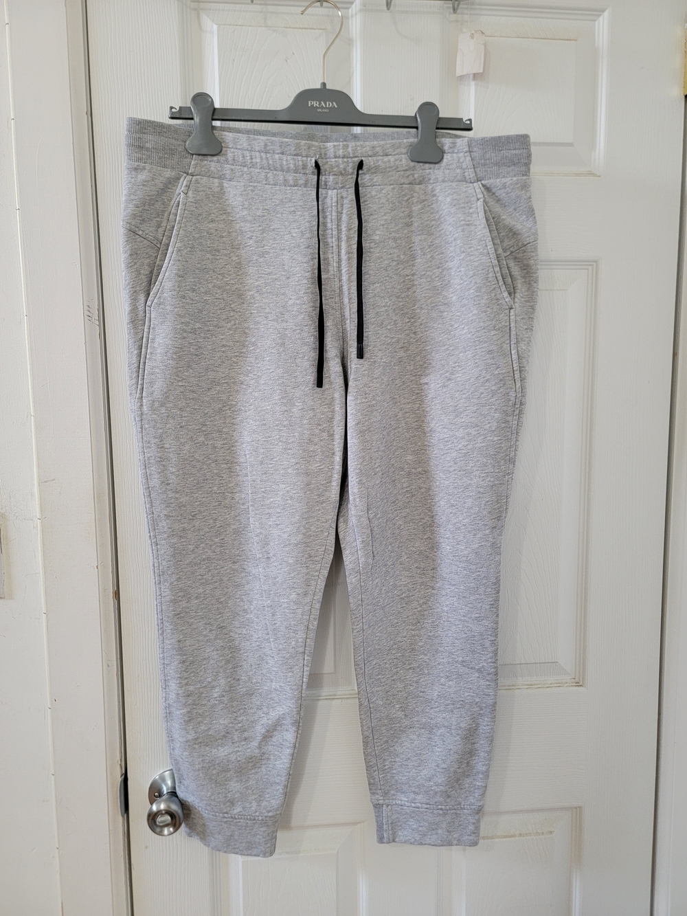 Free W Purchase all in motion Light Gray Jogger Sweatpants with Black Drawstring